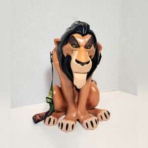 Disney Parks SCAR Lion King Villains Light-Up Popcorn Bucket - NEW